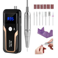 MOCOWIND Portátil limando uñas para manicuras en casa, práctico.