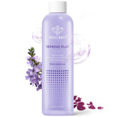 Modelones acetona en botella con lavanda para eliminación suave de esmalte.