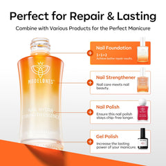 Modelones aplicador-pincel uñas: cobertura uniforme para uñas y cutículas.