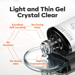 Modelones capa base cuida uñas delicadas, suave y segura.