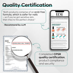 Modelones deshidratante durante la preparación de la placa de la uña.