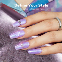 Modelones Chameleon Verde: acabado vibrante y secado rápido para uñas