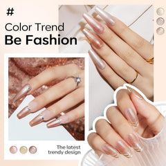 Modelones esmalte perlado con destellos para acabado brillante.