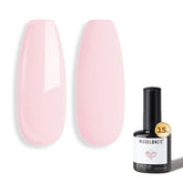 Modelones esmalte gel rosa claro para uñas, acabado suave y duradero