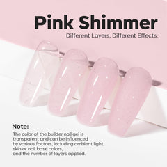 Modelones gel-constructor de uñas 8-en-1 extiende longitud y fortaleza.