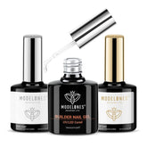 Modelones gel constructor uñas transparente para un acabado claro y natural