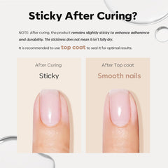 Modelones gel construcción se cura en UV/LED rápido.