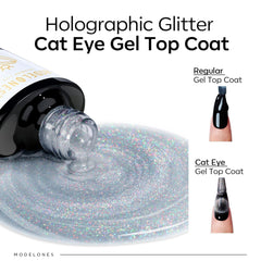 Modelones imán facilita crear efecto ojo de gato en uñas.