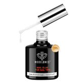 Modelones: aplicador de pincel para una adhesión rápida en uñas postizas.