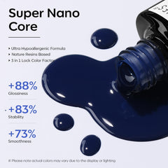 Pincel de Modelones con deslizamiento suave para una aplicación uniforme.