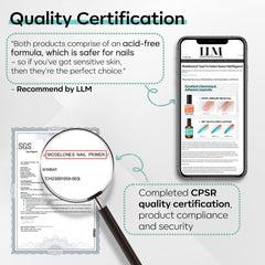 Modelones primer de uñas con acabado ligeramente pegajoso para mayor duración