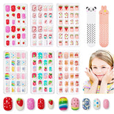 Modelones Uñas para Niñas: variedad de tamaños para ajuste cómodo.