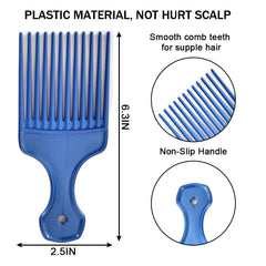 MODSIGHT peine afro de dientes anchos en naranja para peinados con volumen