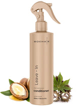MOEHAIR Acondicionador sin enjuague, botella visible, suavidad y brillo duradero