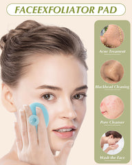 Aplicación suave de exfoliación en la piel con MoHern.