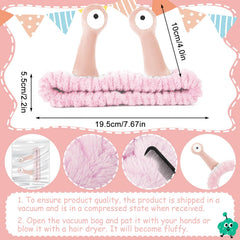 Banda Molain felpa coral suave para comodidad durante el cuidado facial