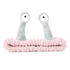 Molain diadema para lavado facial con diseño palma y caracol en rosa, ideal para lavado facial.