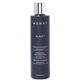 MONAT Black Shampoo botella dos-en-uno para limpiar y acondicionar suavemente el cabello