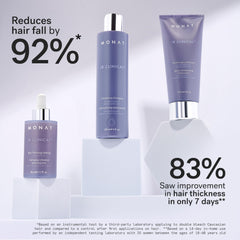 MONAT IR CLINICO SISTEMA: acondicionador en botella para suavizar y densificar.