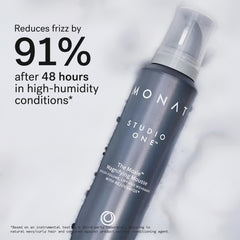 MONAT Studio One The Moxie Magnifying Mousse deja textura suave y natural.