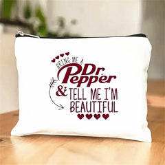 MONNYCAR Dr Pepper Humor, detalle cremallera suave para abrir y cerrar fácilmente