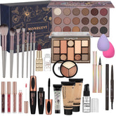 Palette d ombres MONRUEVT avec nombreuses teintes pour adolescents