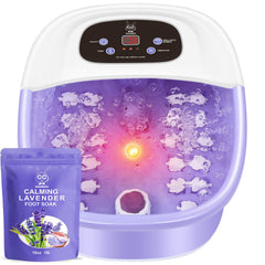 MoodRelish Foot Spa con calor y burbujas para relajación de pies