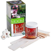 MOOM kit de depilación con azúcar orgánica, envase de 6 onzas para uso en casa.