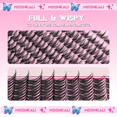 MOONKALI 120 piezas, opciones de mezcla para looks versátiles.