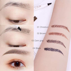MoonKong cejas naturales con trazos de pelo para acabado profesional