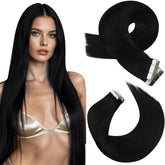 Moresoo extensiones de pelo con cinta invisible para un acabado natural y suave.