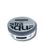 Morfose Extra Aqua Gel Wax: brillo flexible para fijación de nivel 2 en peinados.