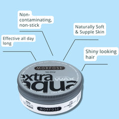 Morfose Extra Aqua Gel Wax: adecuado para trenzas con brillo natural.