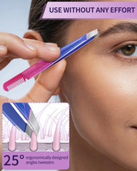 MORGLES pinzas cejas apuntada, extracción precisa de pelos rebeldes.