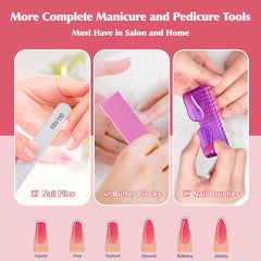 Kit Morgles de manicura profesional para uso en casa.