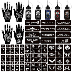 Moricher kit henna tatuaje temporal para crear diseños en casa.