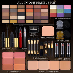 MORNECA sombras de ojos, 39 tonos mate y brillo para looks versátiles