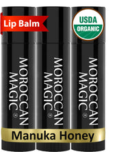 Moroccan Magic balsamo labial Manuka miel pack 3 para hidratacion duradera