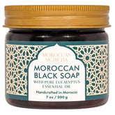 Jabón Negro Hammam Moroccon Mchicha, textura suave para limpieza diaria y piel suave.