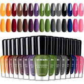Morovan glitter green nail polish for bold color and long wear
