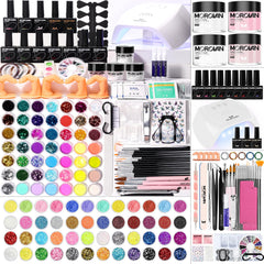 Morovan kit uñas acrílicas para principiantes, conjunto todo en uno para empezar