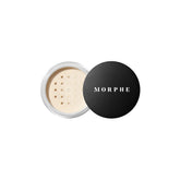 MORPHE Mini Bake & Set packaging for translucent powder, ideal for quick touch-ups on the go.