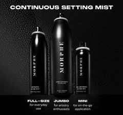 MORPHE bruma con tecnología de aire continuo para pulverización suave.