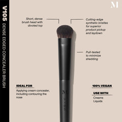 MORPHE V105, brocha de contorno para nariz, alcance fácil para zonas difíciles.