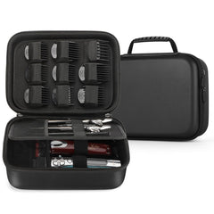 MOSLA estuche exterior negro para accesorios de barbería con protección y transporte seguro