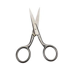 Motanar tijeras para corte de cejas con precisión y control.