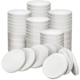MotBach esponja de maquillaje blanca redonda, aplicación suave para base uniforme.