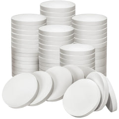 MotBach esponja de maquillaje blanca redonda, aplicación suave para base uniforme.