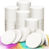 MotBach esponjas de maquillaje redondas, paquete de 60 piezas para retoques diarios.