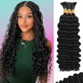 MOTFIN cabello trenzado boho curly 16 pulgadas, para rizos duraderos y looks elegantes.